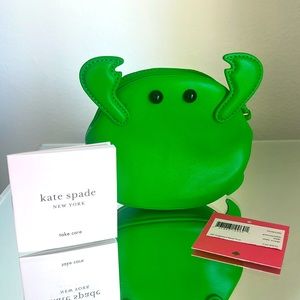 Kate Spade Green Crab Wristlet
